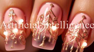 光る!シャンデリアネイル✨ #1024