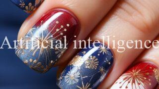 花火大会のネイル 🎆 #1077