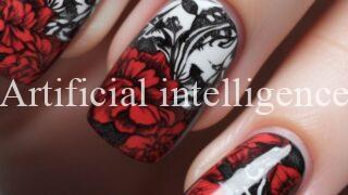 フラメンコドレス風ネイル #815