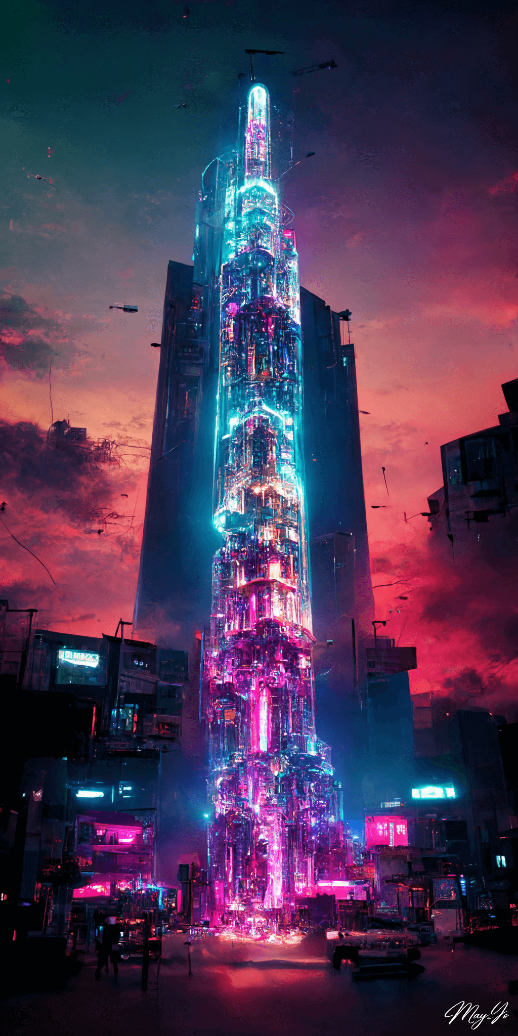 夜景 ネオンカラー の待受 壁紙イラスト特集 Aiイラストギャラリーdaha 壁紙 待受イラスト 夜景 ネオンカラー の待受 壁紙イラスト特集 Aiイラストギャラリーdaha 壁紙 待受イラスト